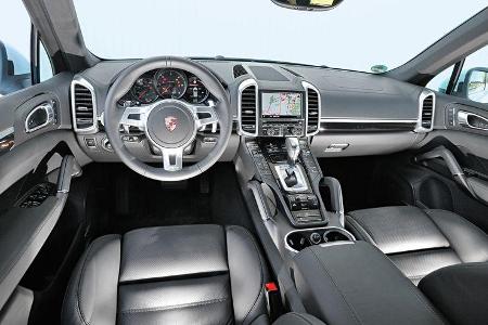 Porsche Cayenne Diesel, Cockpit, Lenkrad