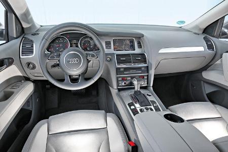 Audi Q7 3.0 TDI, Cockpit, Lenkrad
