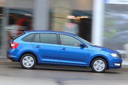 Skoda Rapid Spaceback 1.6 TDI Greentec, Seitenansicht