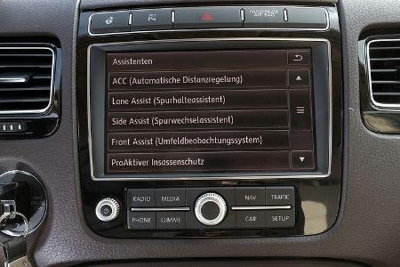 VW Touareg V6 TDI BMT SGR, Bildschirm