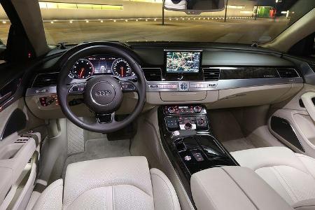 Audi A8 4.0 TFSI Quattro, Innenraum, Cockpit