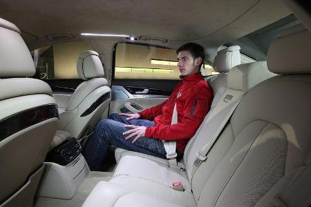 Audi A8 4.0 TFSI Quattro, Fond, Rückbank