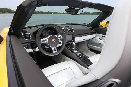 Porsche Boxster S, Cockpit, Lenkrad