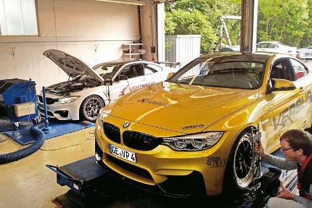 Versus BMW M4 Coupé, Lightweight BMW M4 Coupé, Prüfstand