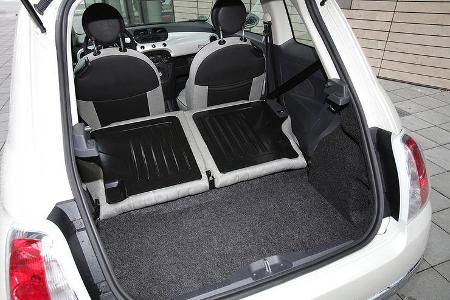 Fiat 500, Kofferraum