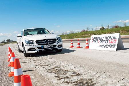 Mercedes C 200, Teststrecke