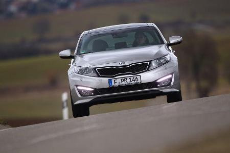 Kia Optima 1.7 CRDi Spirit, Frontansicht