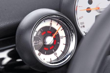 Mini Cooper S Cabrio, Cockpit, Sonnentor