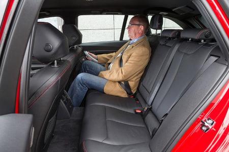 BMW 320d Touring Sportline, Rückbank, Beinfreiheit