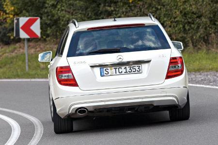 Mercedes C 220 CDI T Avantgarde, Heckansicht