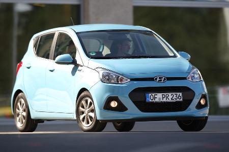 Hyundai i10 BLUE 1.0, Frontansicht