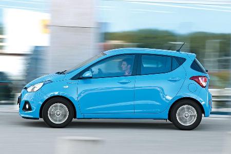 Hyundai i10 BLUE 1.0, Seitenansicht