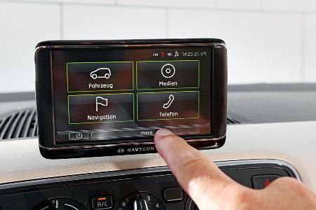 Skoda Citigo 1.0, Bedienelemente, Monitor