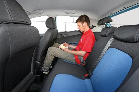 Hyundai i10 BLUE 1.0, Fondsitz, Beinfreiheit