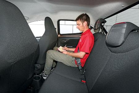 Hyundai i10 BLUE 1.0, Fondsitz, Beinfreiheit