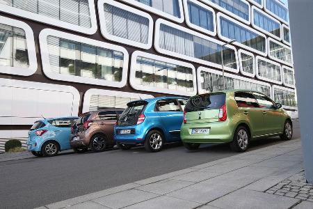 Hyundai i10, Peugeot 108, Renault Twingo, Skoda Citigo