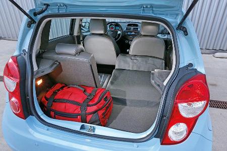 Chevrolet Spark 1.2, Kofferraum