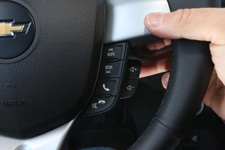 Chevrolet Spark 1.2, Lenkradschalter