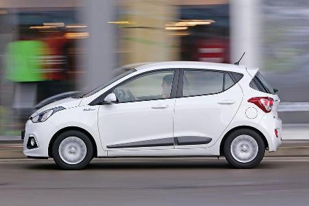 Hyundai i10 Blue 1.0, Seitenansicht