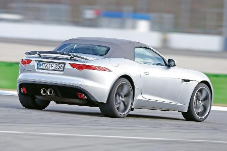 Jaguar F-Type, Heckansicht