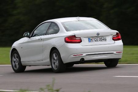 BMW 220i, Heckansicht