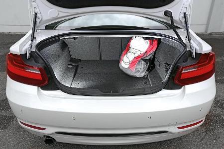 BMW 220i, Kofferraum