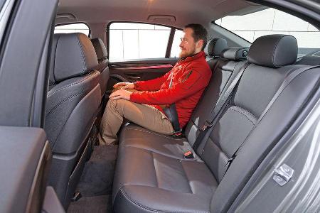 BMW 530d, Fondsitz, Beinfreiheit