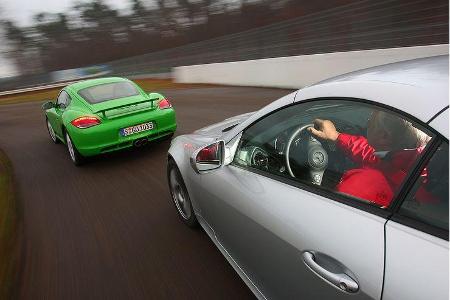 Mercedes SLK 350 vs. Porsche Cayman S