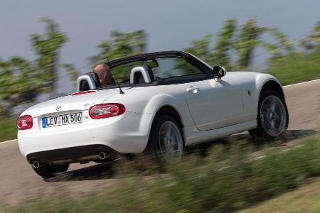 Mazda MX-5 2.0 MZR, Heckansicht