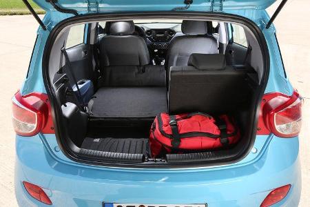 Hyundai i10 Blue 1.0 Trend, Kofferraum
