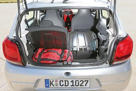 Citroën C1 VTI 68, Kofferraum