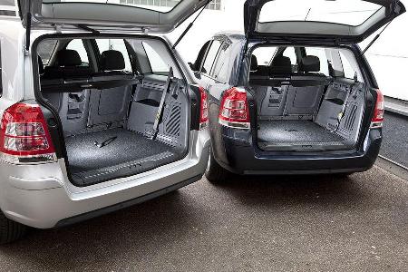 Opel, Zafira, 1.6 CNG, kofferraum, vtest, aumospo0709
