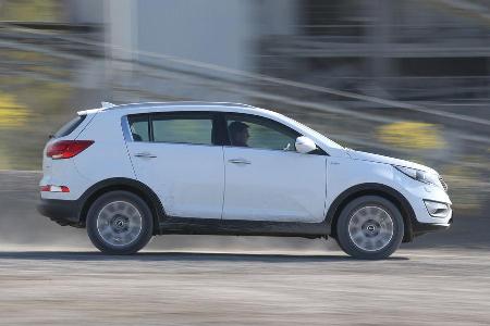 Kia Sportage 2.0 CRDi AWD, Seitenansicht