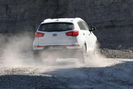 Kia Sportage 2.0 CRDi AWD, Heckansicht