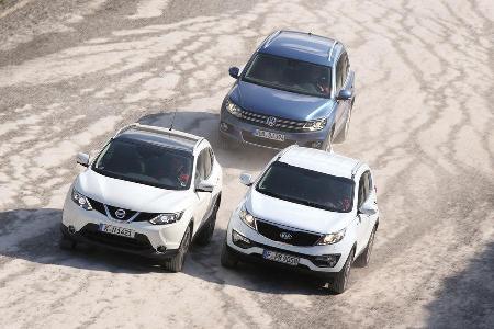 Nissan Qashqai 1.6 dCi 4x4, Frontansicht