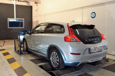 Elektroauto Volvo C30 Electric, TÜV-Prüfstand