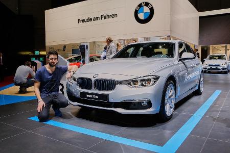 Alfa Romeo Giulia gegen BMW 3er Limousine, Kaltvergleich, Vergleich, Genf, 03/2016