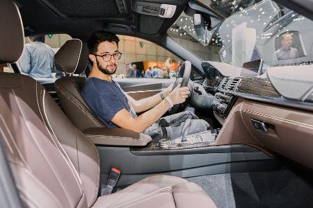 Alfa Romeo Giulia gegen BMW 3er Limousine, Kaltvergleich, Vergleich, Genf, 03/2016