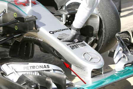 Mercedes - S-Schacht - F1-Test - Barcelona 2016