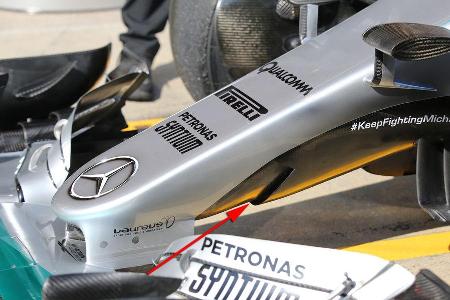 Mercedes - S-Schacht - F1-Test - Barcelona 2016