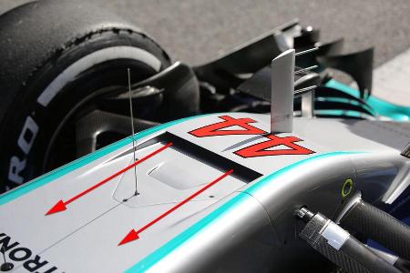 Mercedes - S-Schacht - F1-Test - Barcelona 2016