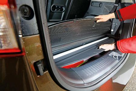 Kia Carens 1.7 CRDi, Kofferraum, Laderaumrollo