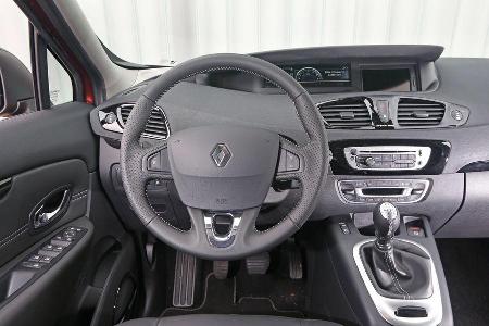 Renault Grand Scnic dCi 130, Cockpit, Lenkrad