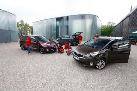 Kia Carens 1.7 CRDi, Opel Zafira Tourer 2.0 CDTi, Renault Grand Scnic dCi 130