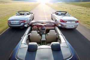 BMW 650i Cabrio, Maserati Gran Cabrio, Jaguar XK Cabrio