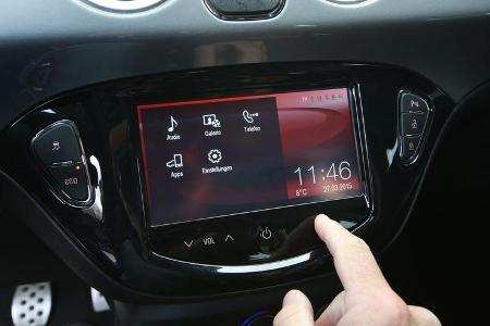Opel Adam S, Touchscreen