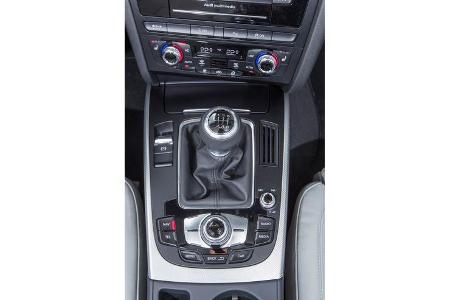 Audi A4 Avant 2.0 TDI, Mittelkonsole, Schalthebel