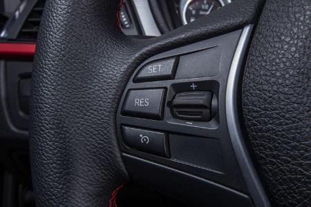 BMW 318d Touring, Lenkradschalter