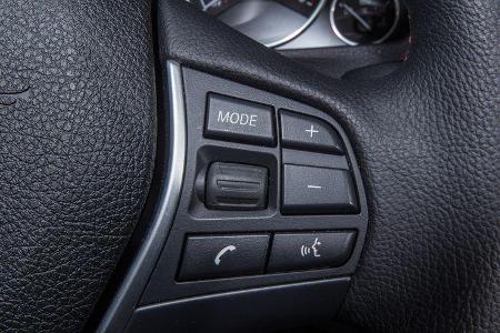 BMW 318d Touring, Lenkradschalter