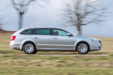 Skoda Superb Combi 2.0 TDI, Seitenansicht